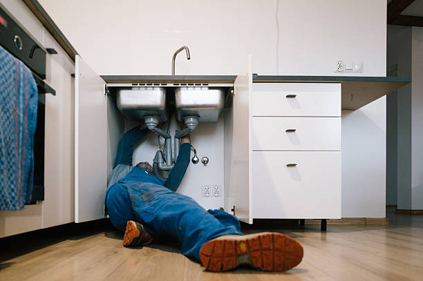 Professional Drain Cleaning technician working in Lockwood, MT